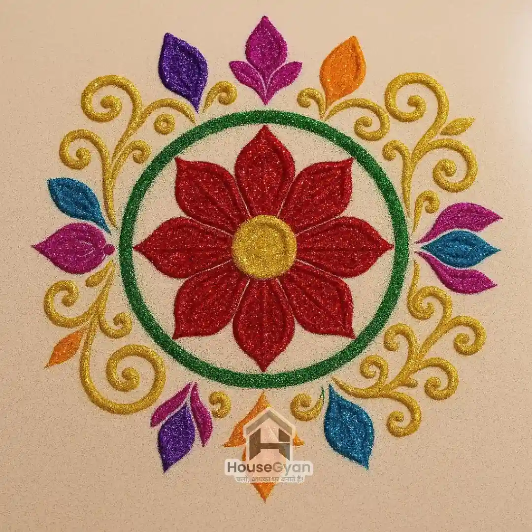 navratri rangoli designs