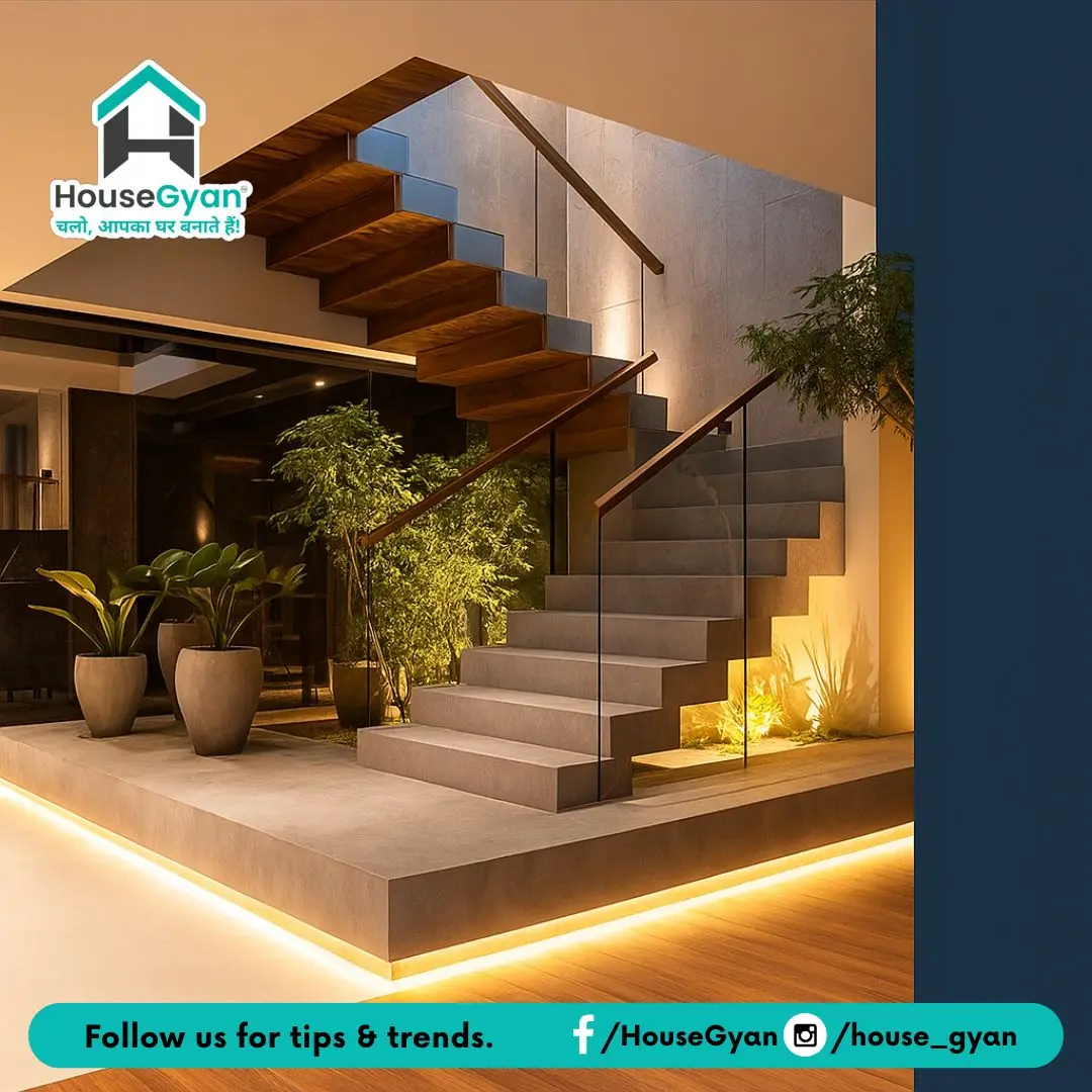 L Shaped Staircase Design