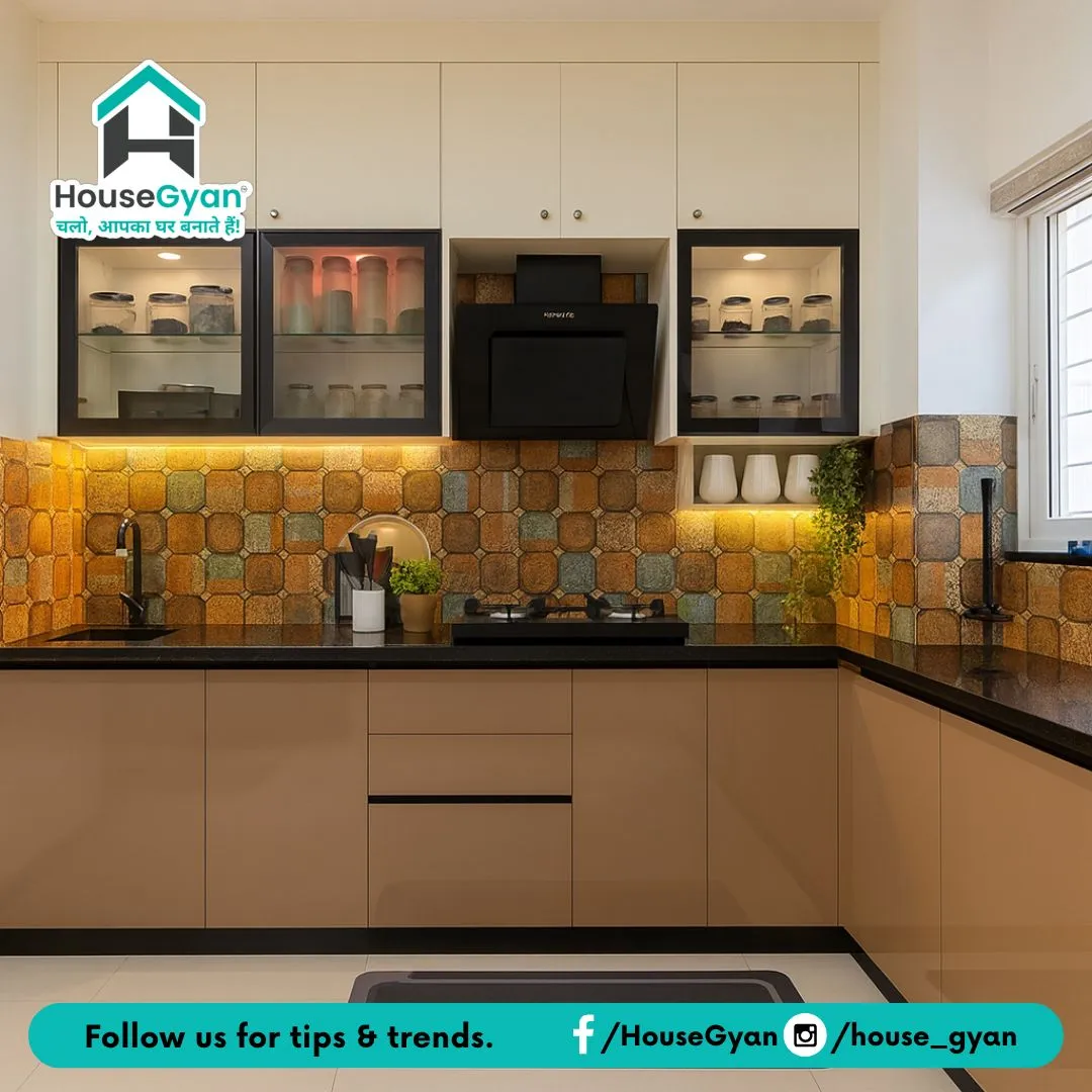 Modern L Shape Kitchen Design