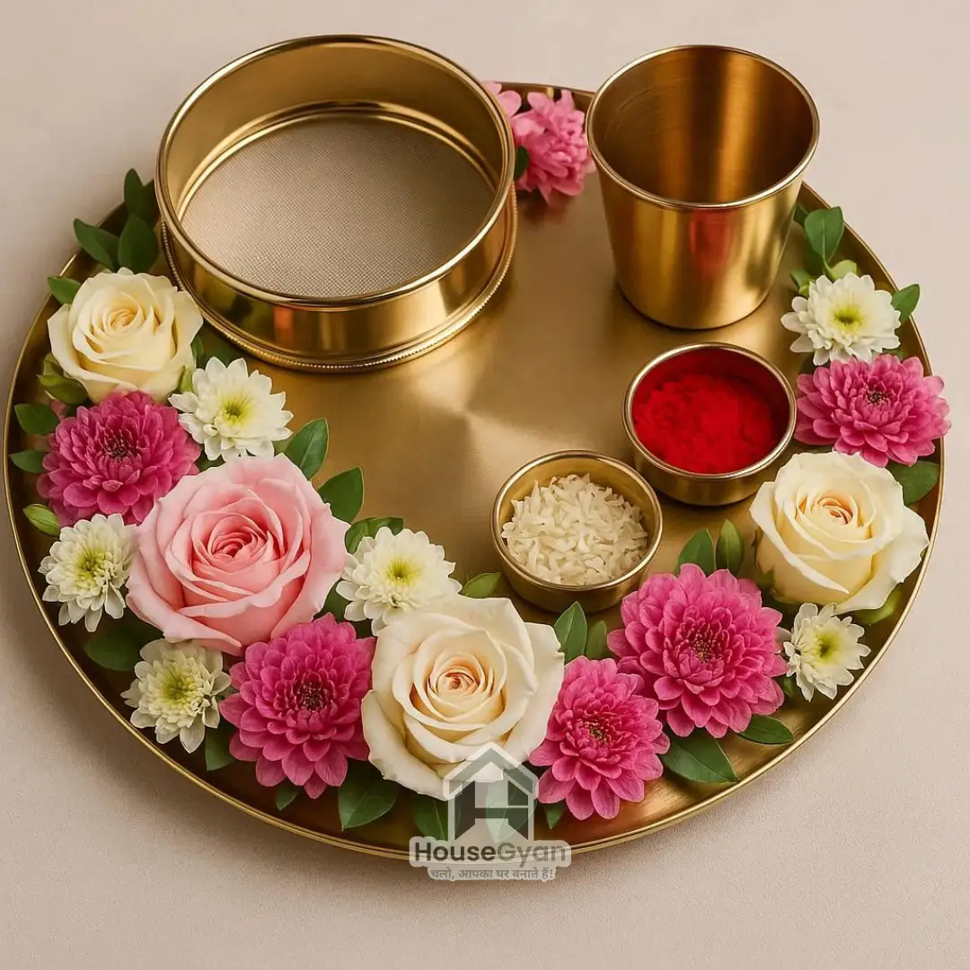 Karwa Chauth Thali Decoration