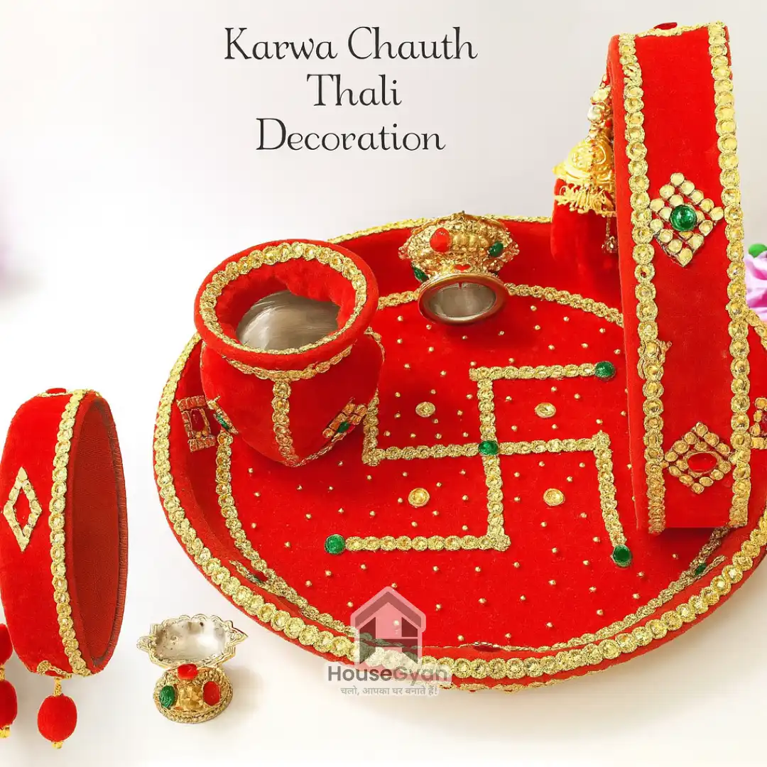 Karwa Chauth Thali Decoration