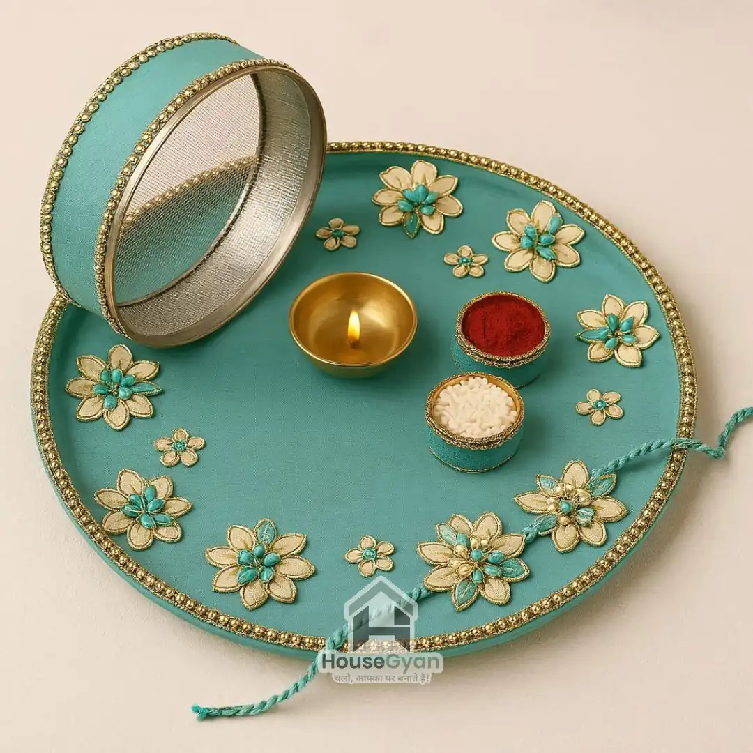 Karwa Chauth Thali Decoration