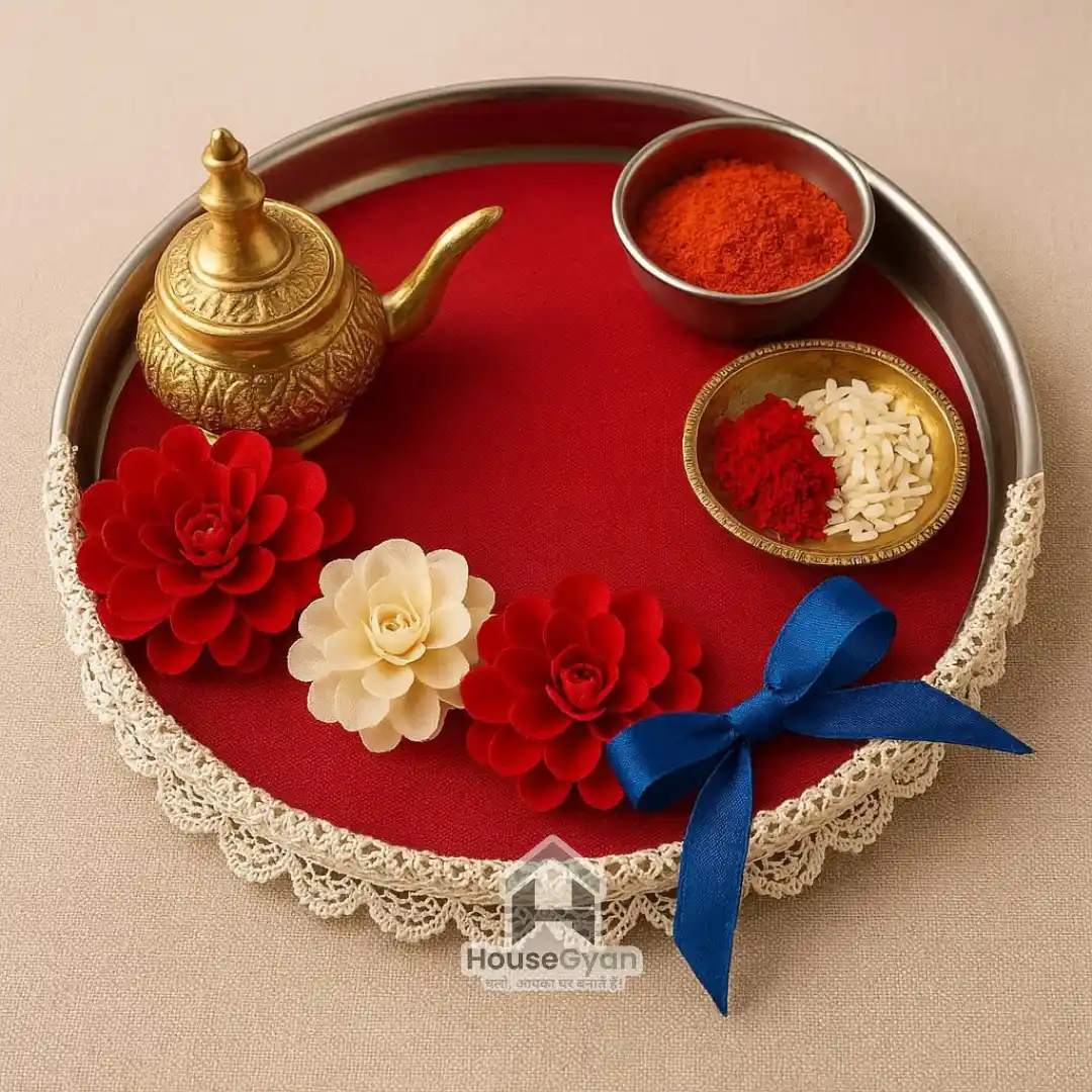 Karwa Chauth Thali Decoration