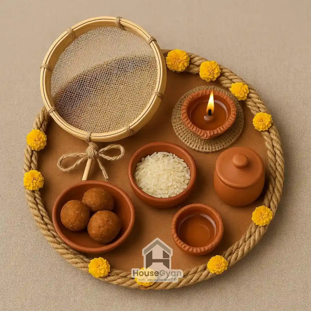 Karwa Chauth Thali Decoration