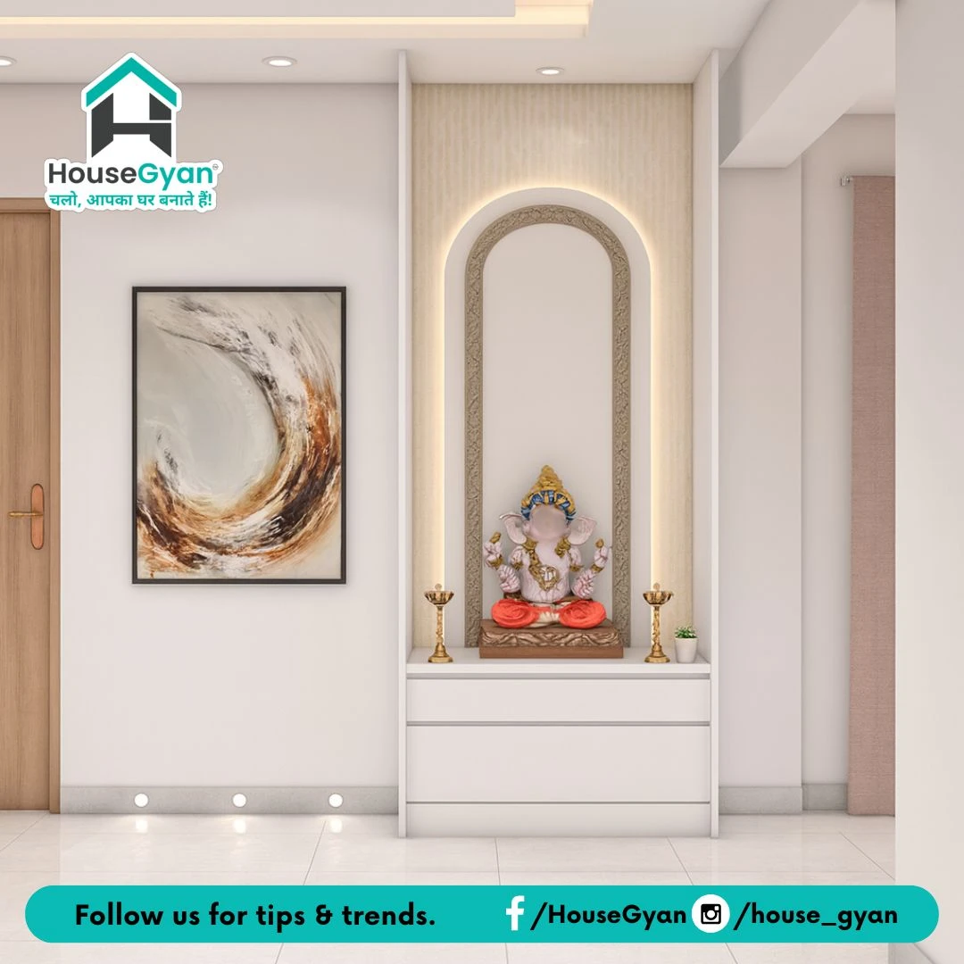Floor Mounted Mandir Design