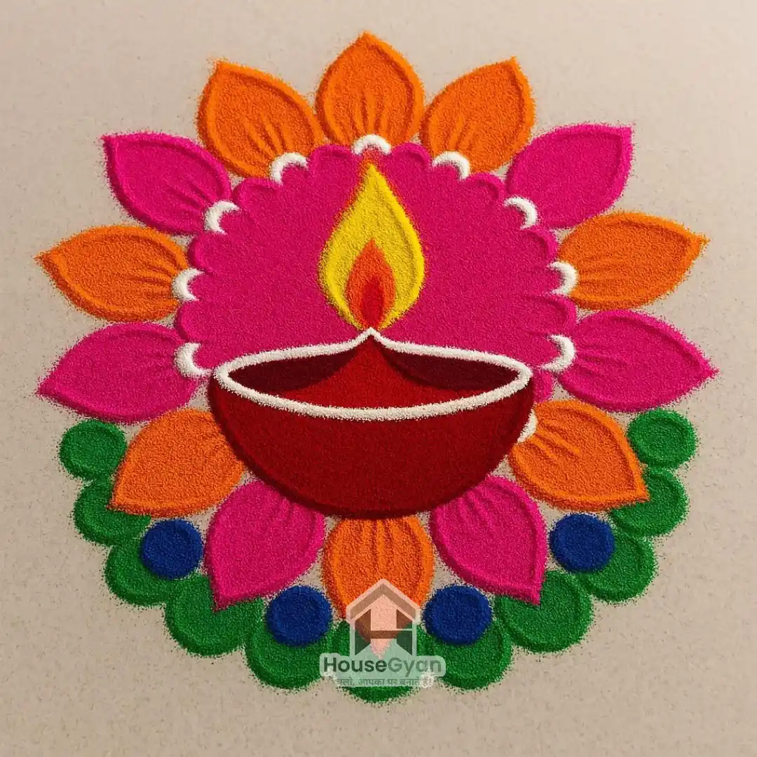 diwali rangoli designs simple