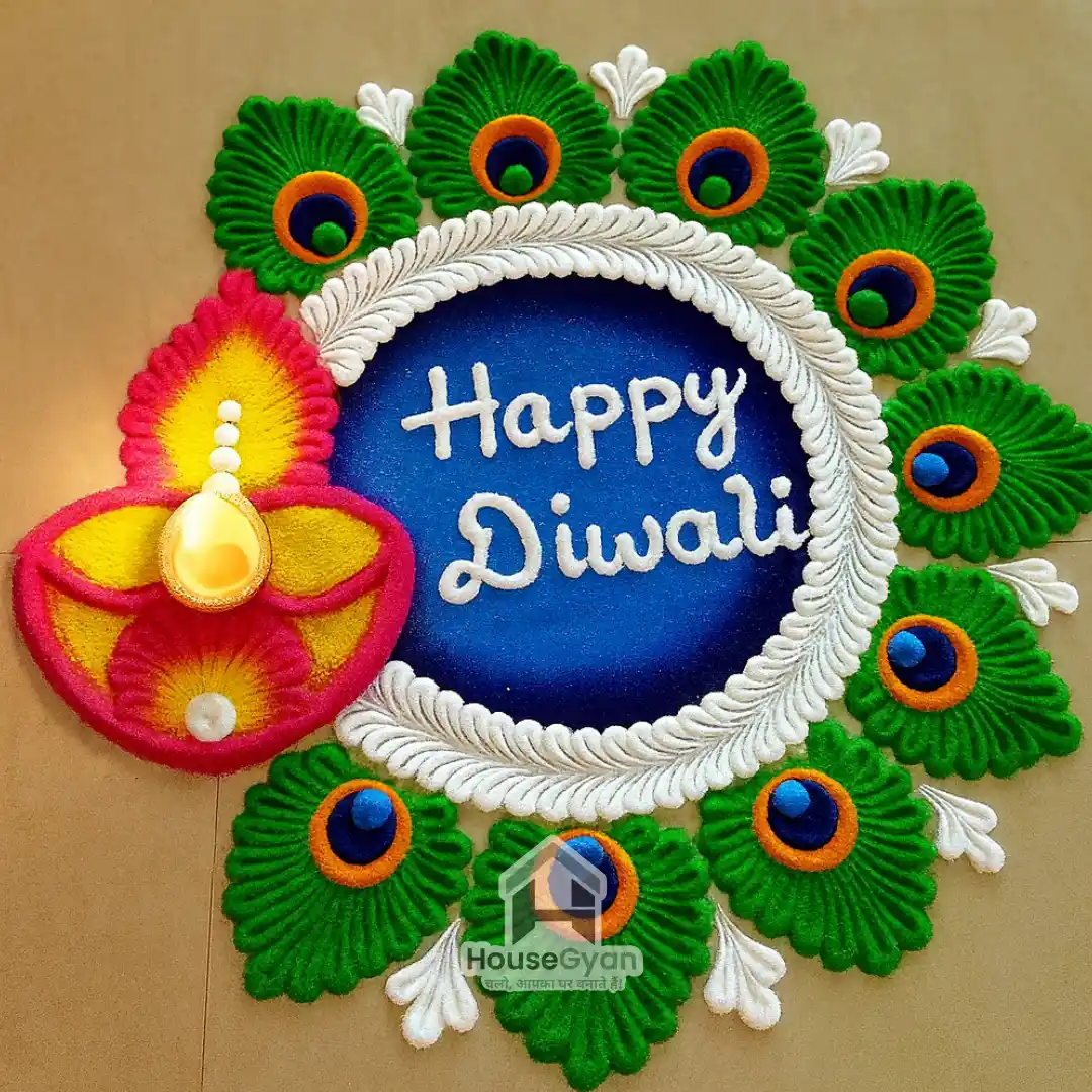 rangoli design for diwali