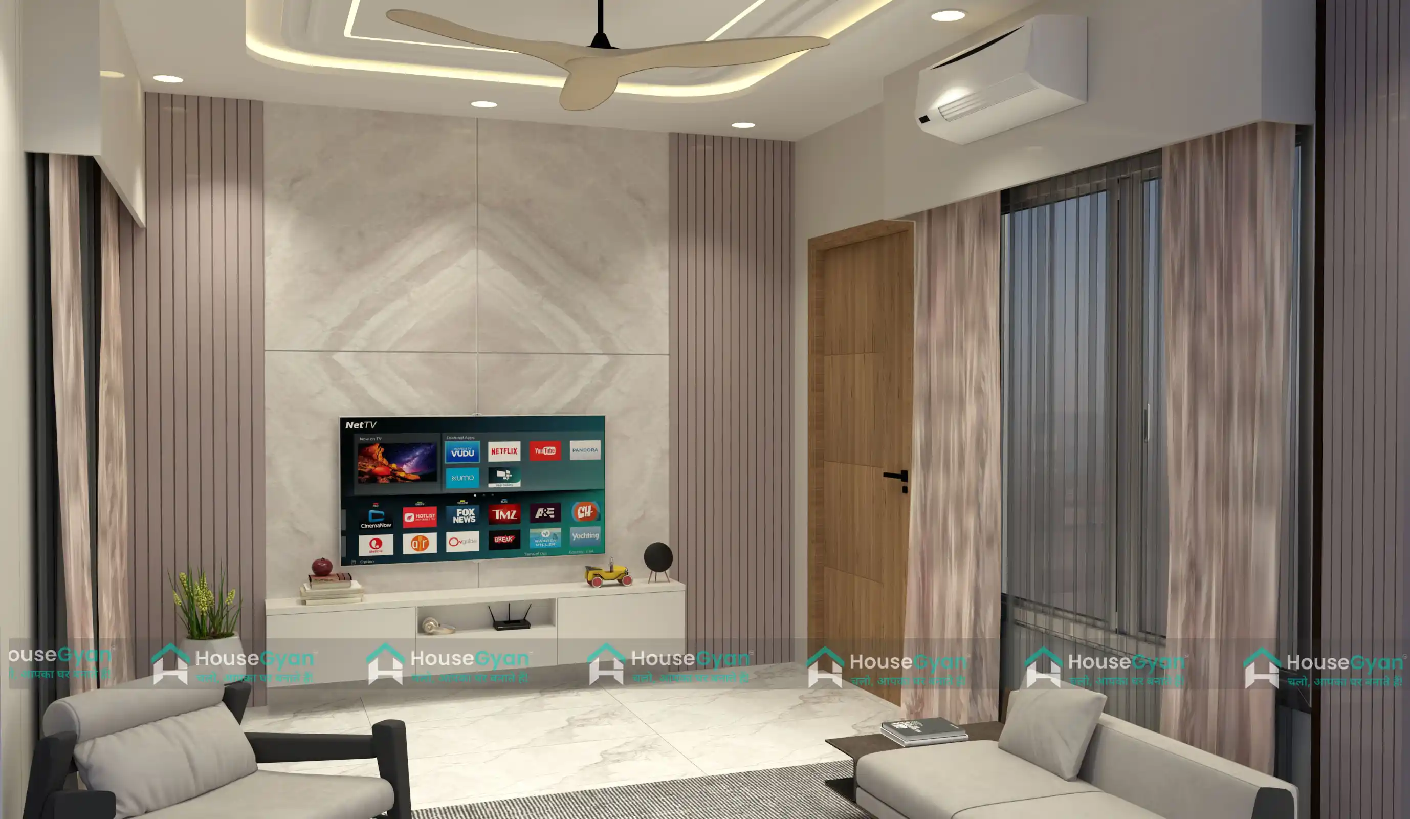 Modular TV Unit Design Idea