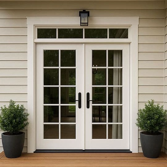 Back Deck Double Door Design