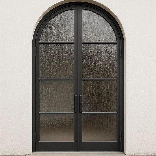 Arched, Steel Double Door Design