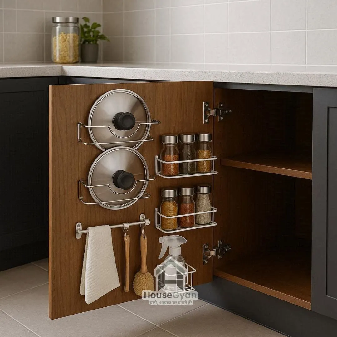 Inside Cabinet Door Storage