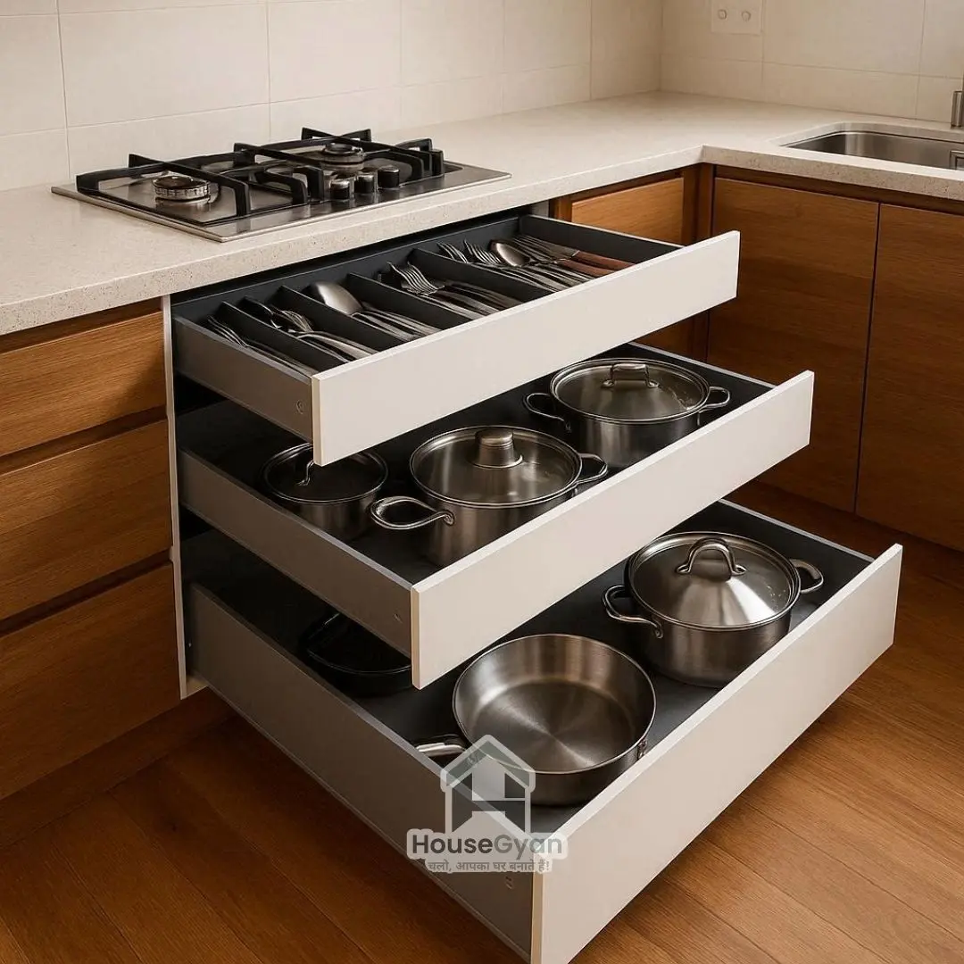 Drawer-Based Storage Instead of Shelves