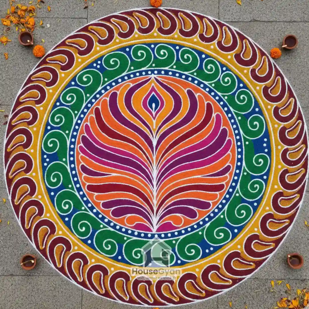 sankranti sadi rangoli