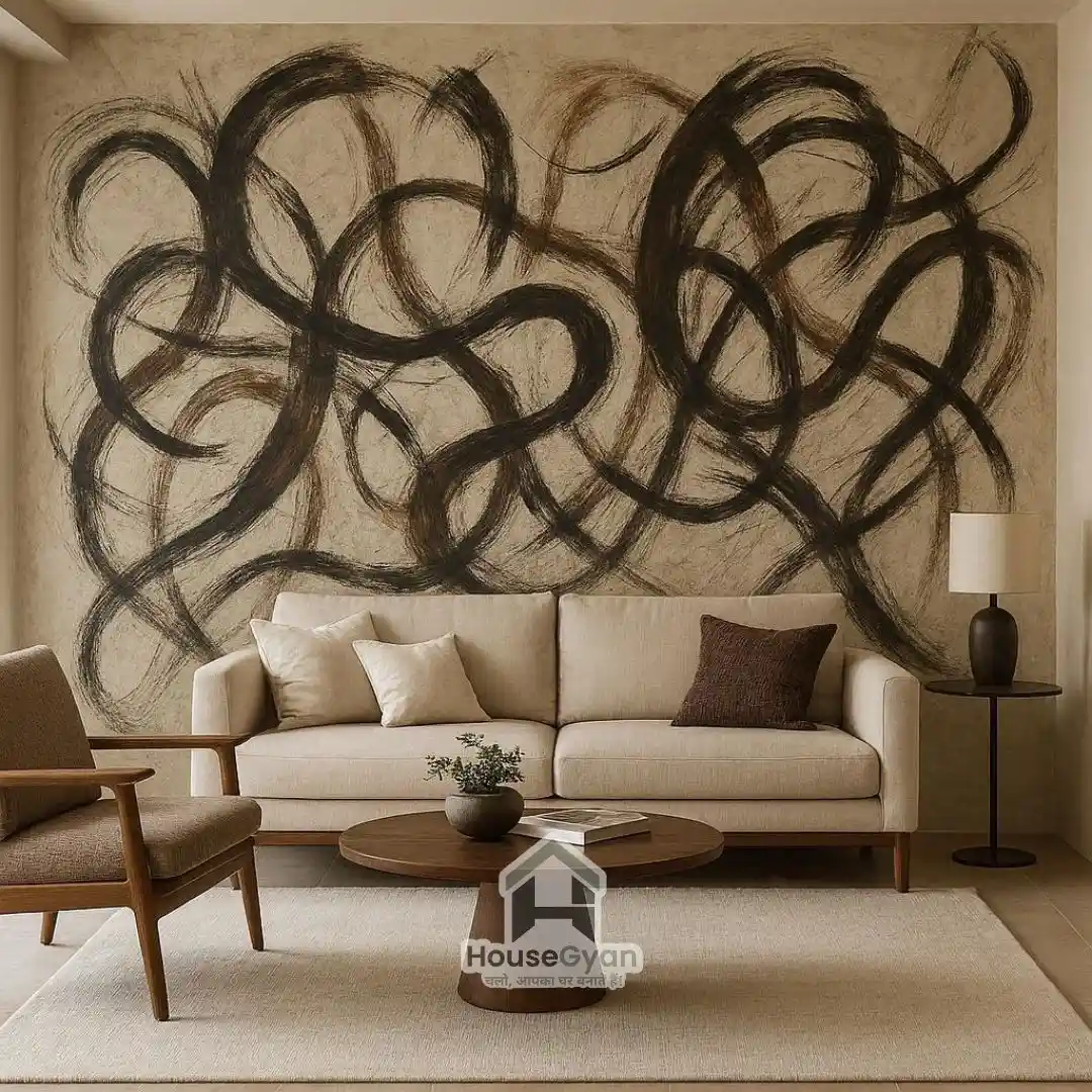 Abstract Texture Paint Design