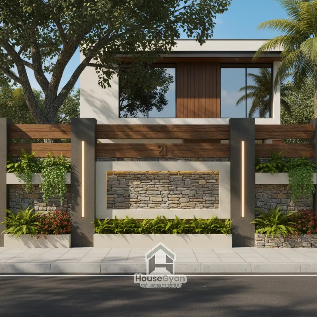 compound wall elevation design