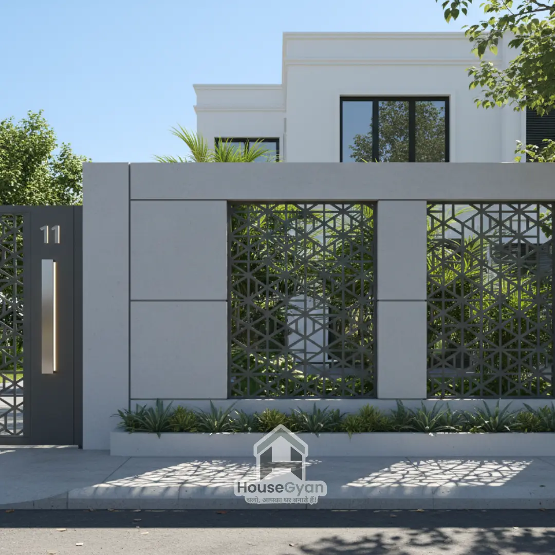 compound wall elevation design