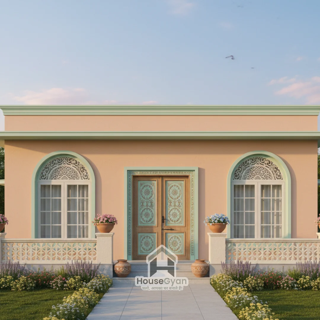 house front elevation designs for single floor