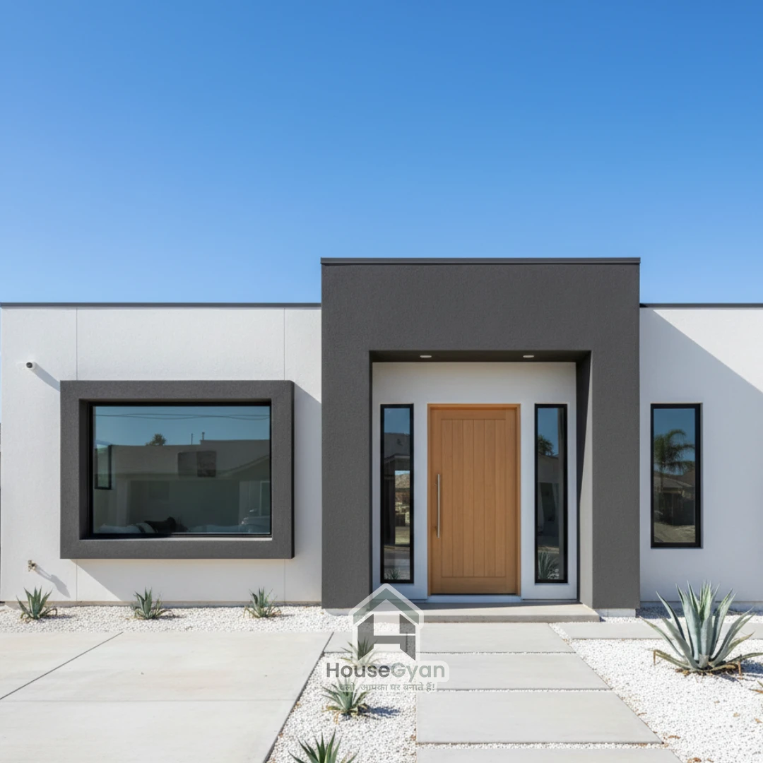 single floor indian house front elevation designs