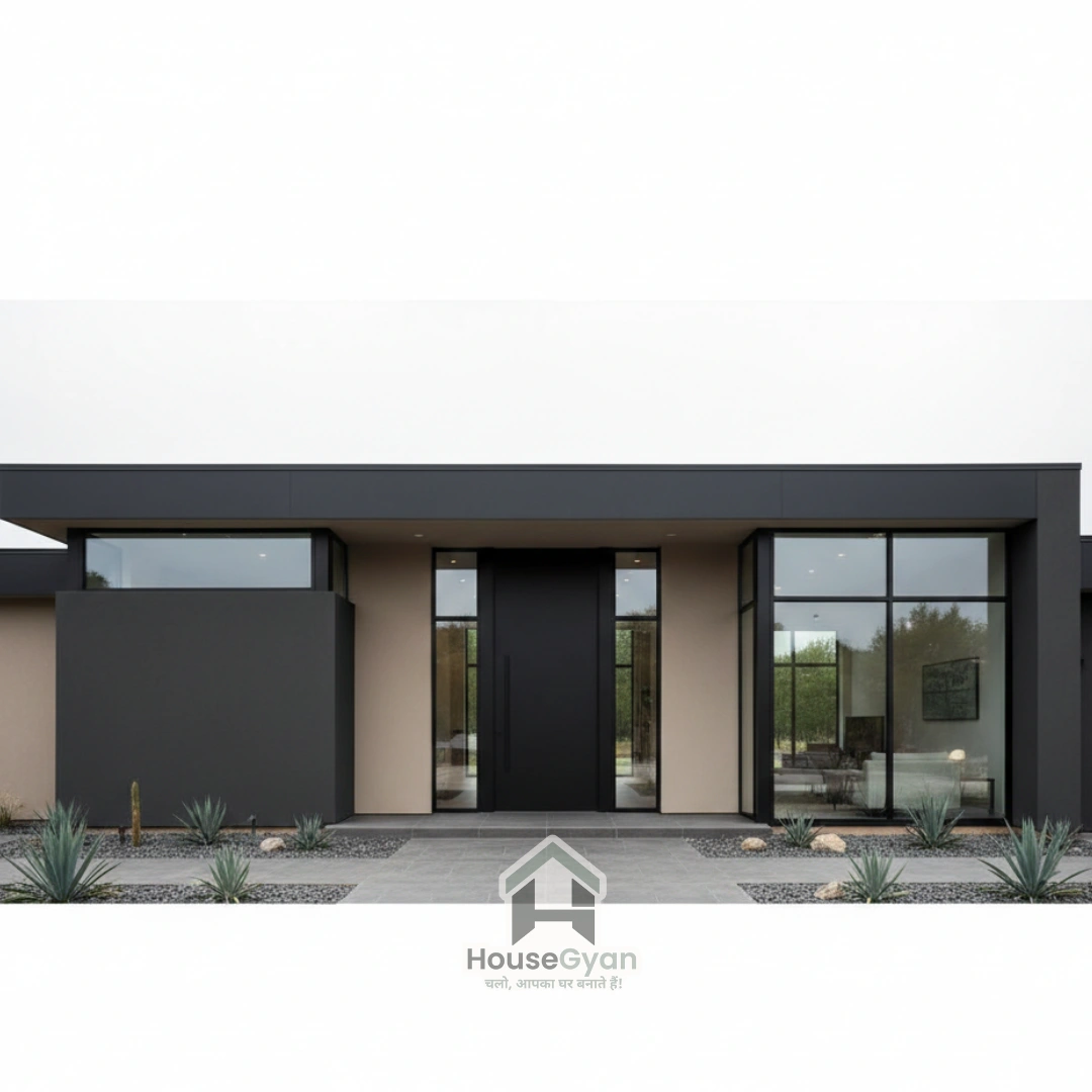 home front elevation design single floor