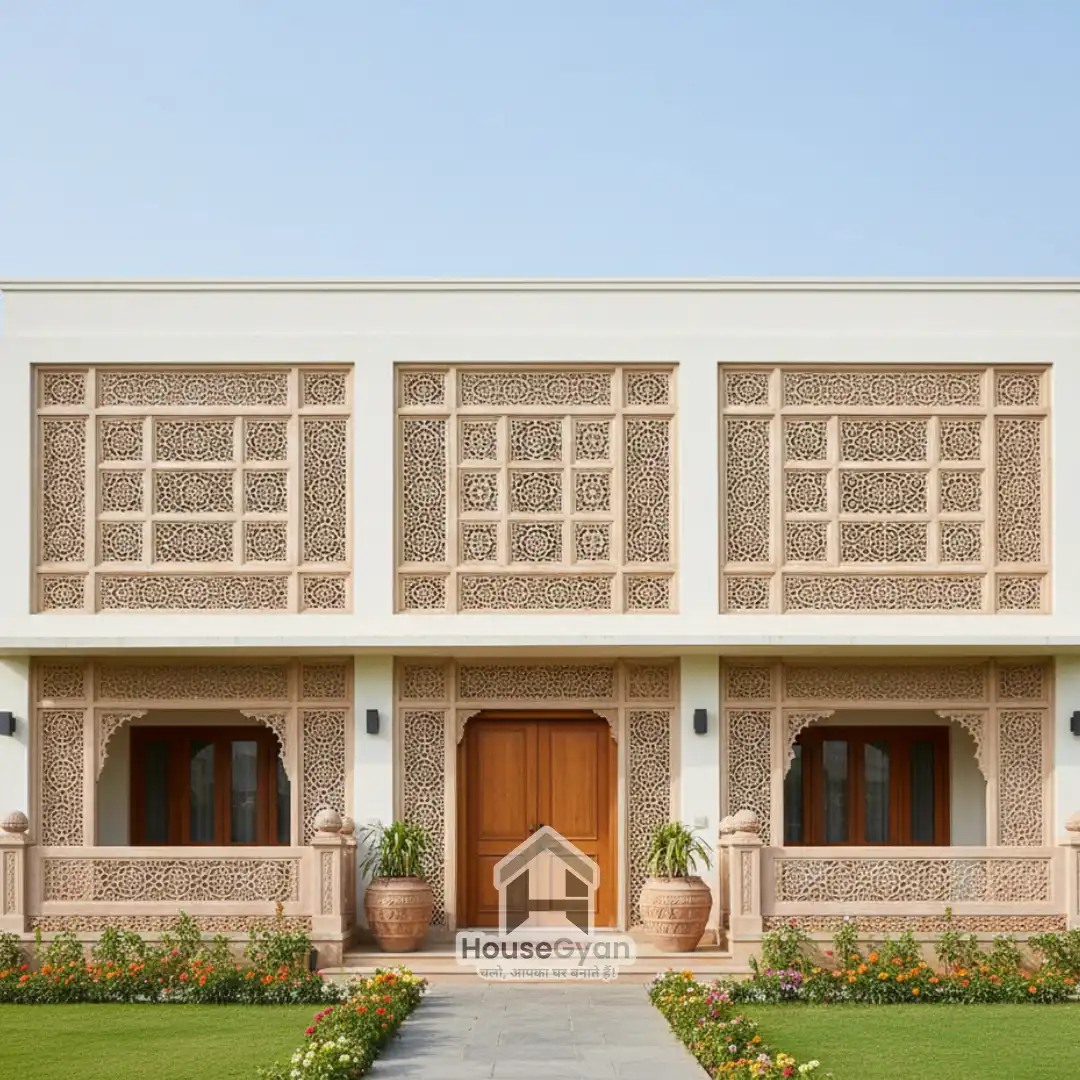 simple house front elevation designs for single floor