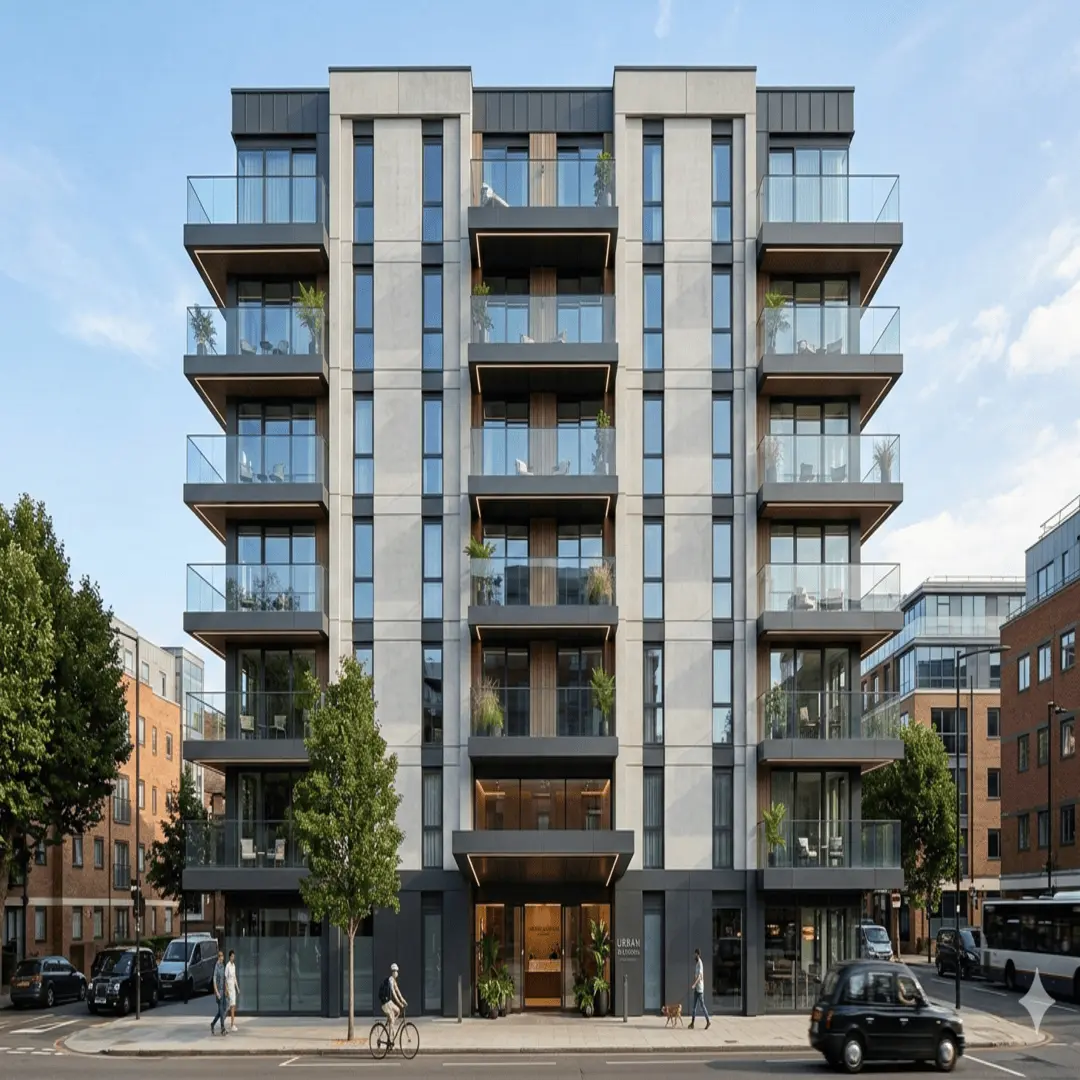 apartment building elevation design