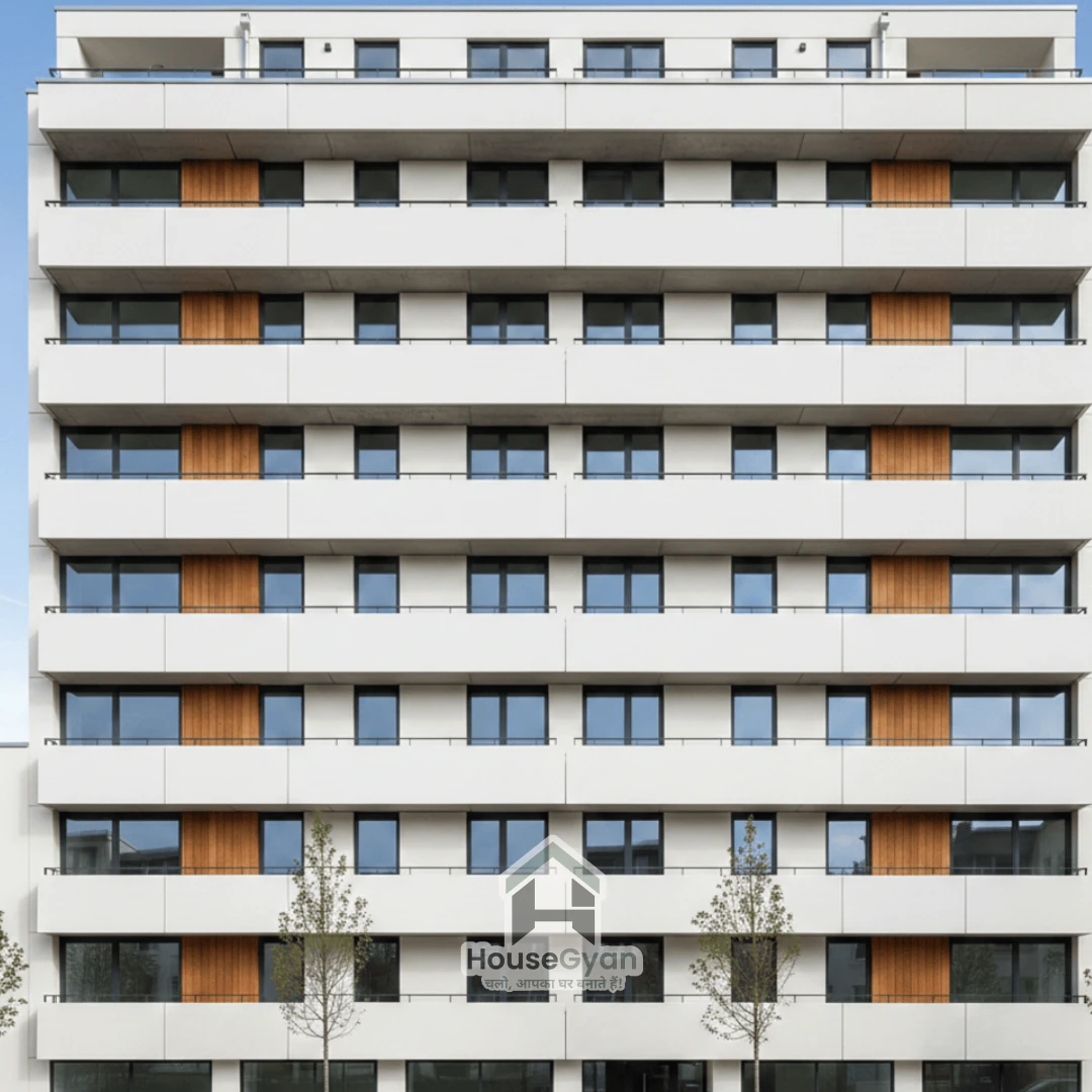 apartment building elevation simple