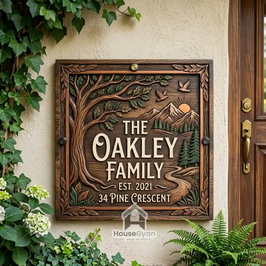 27 Unique Name Plate Designs for Your Home 2026