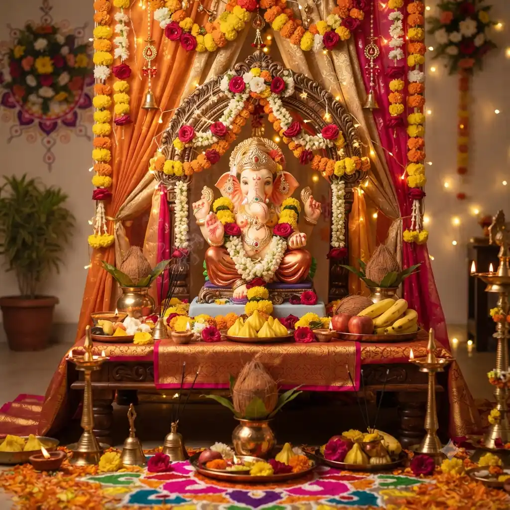 ganpati mandap decoration ideas