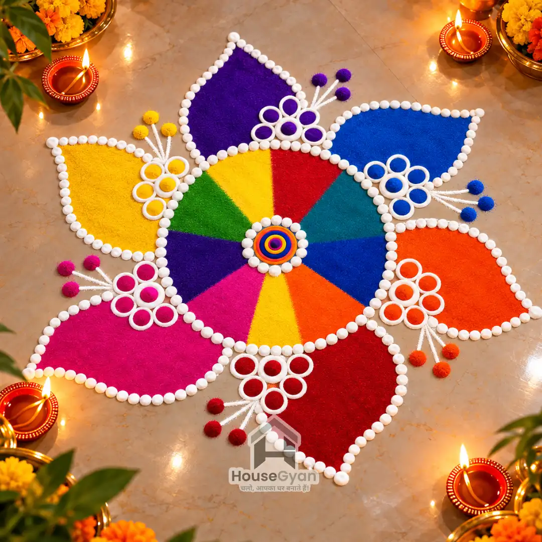 rangoli design for diwali