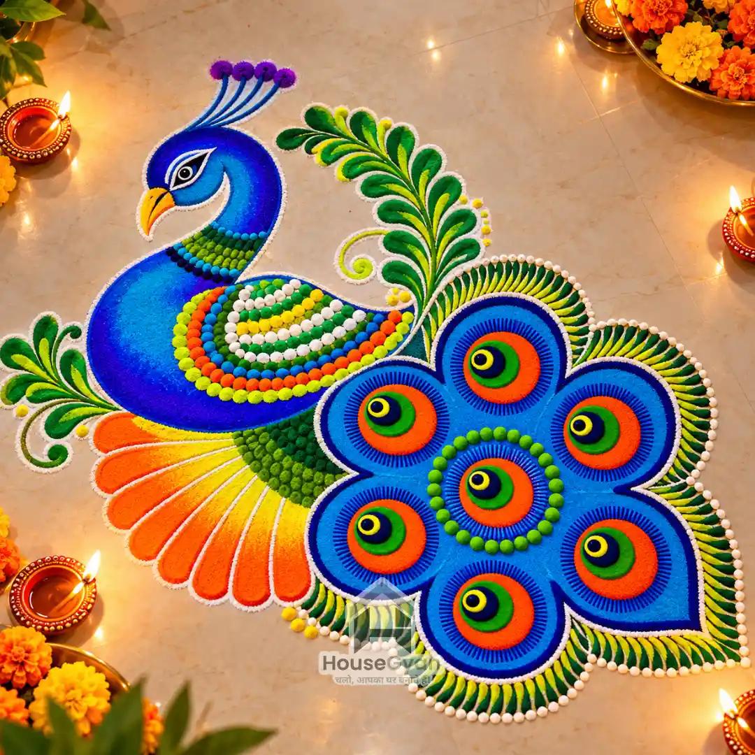rangoli design for diwali