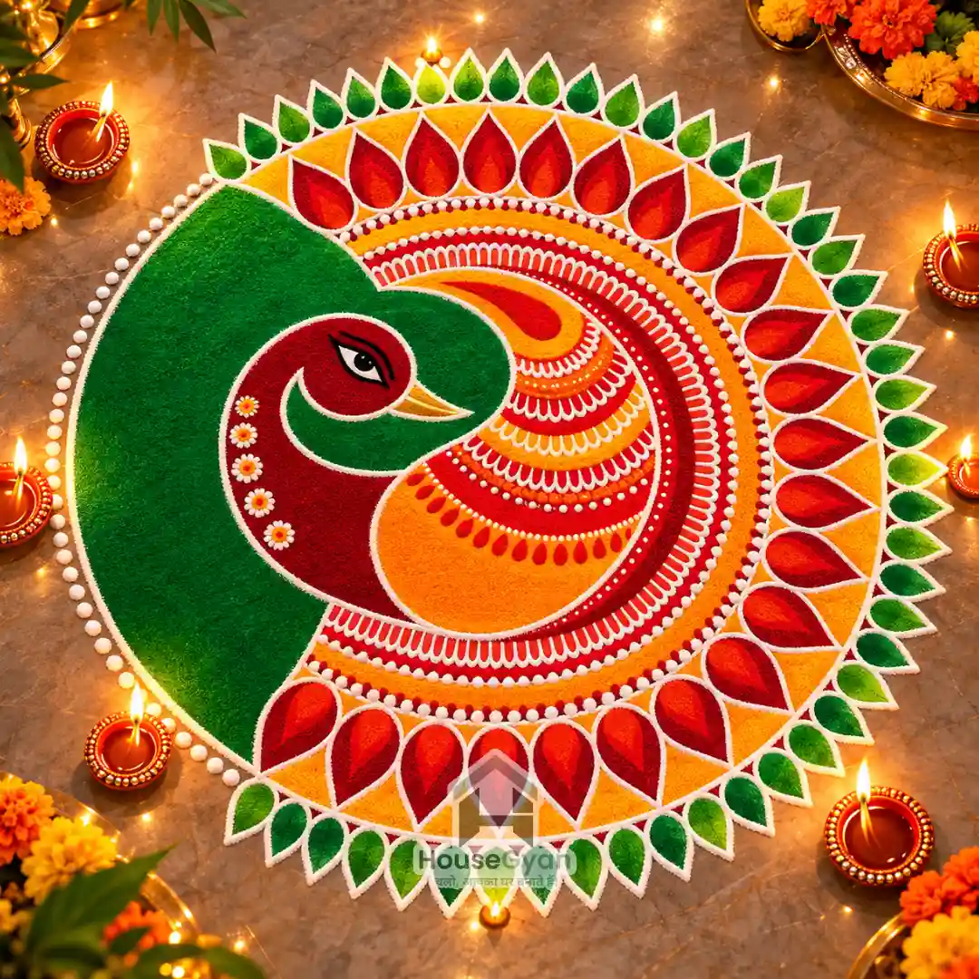 rangoli design for diwali