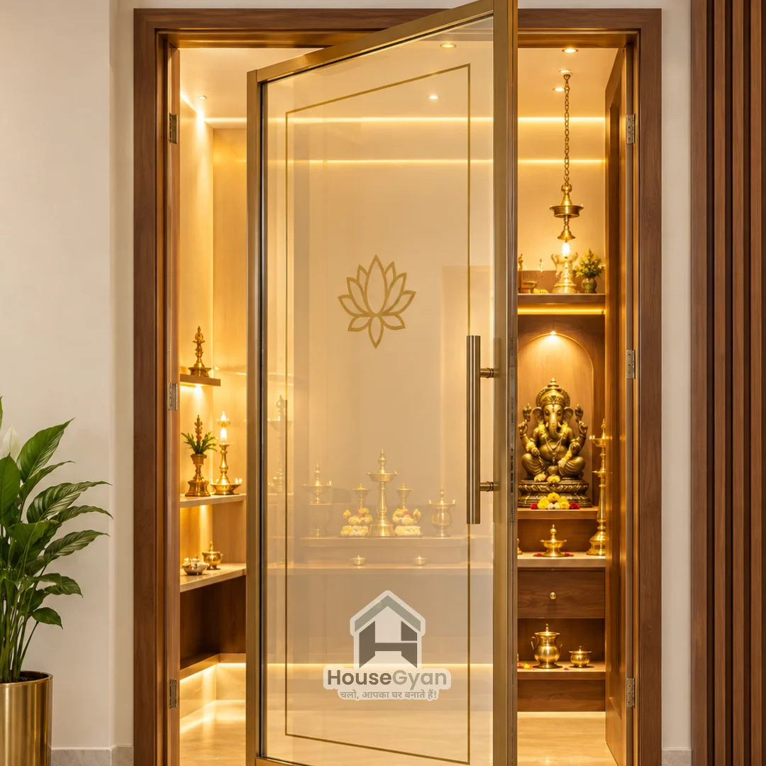 pooja room door designs