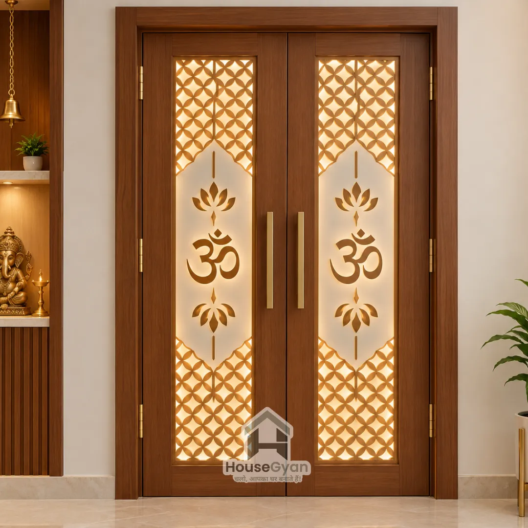 pooja room door designs