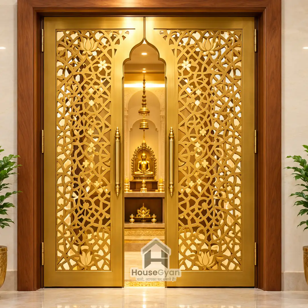 pooja room door designs