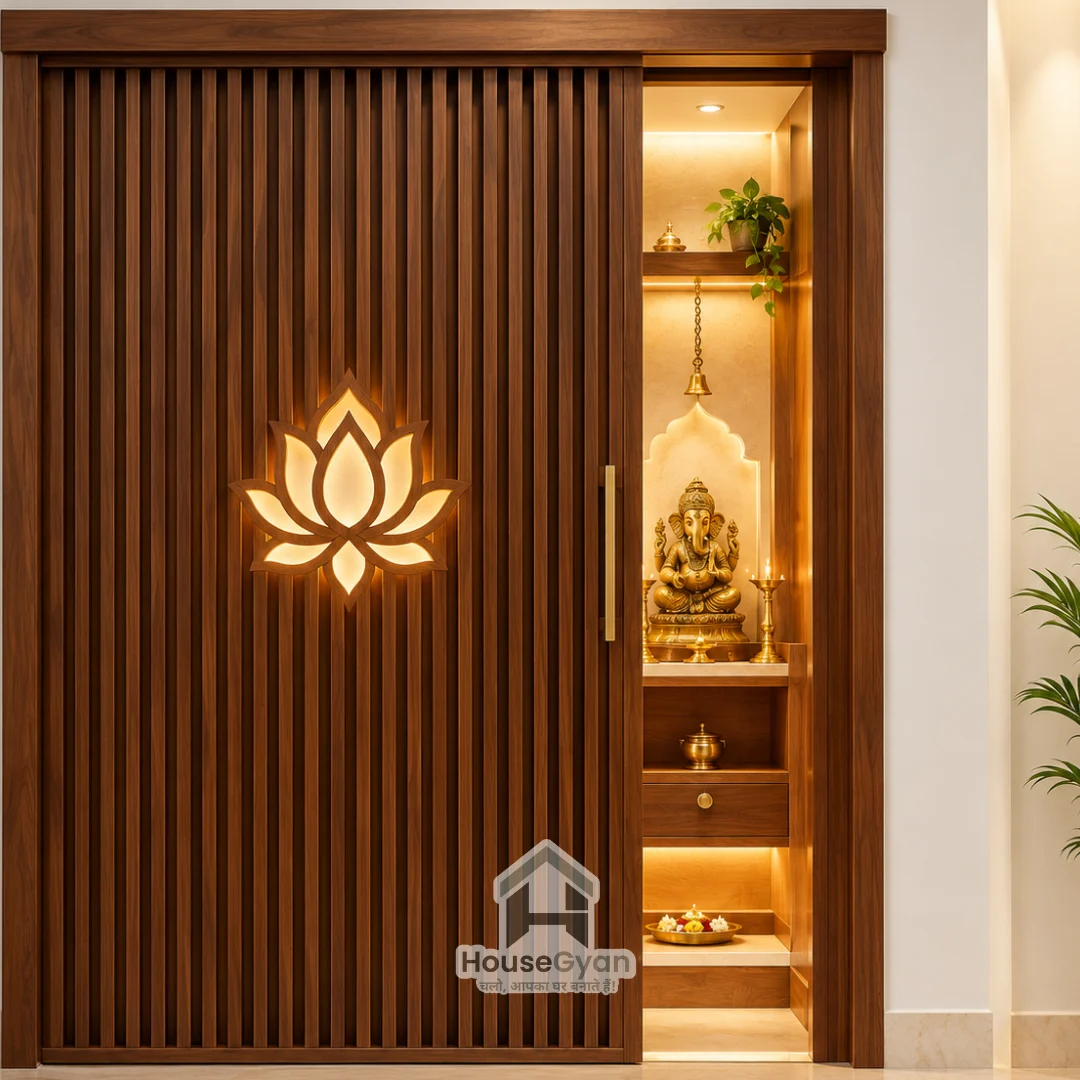 pooja room door designs