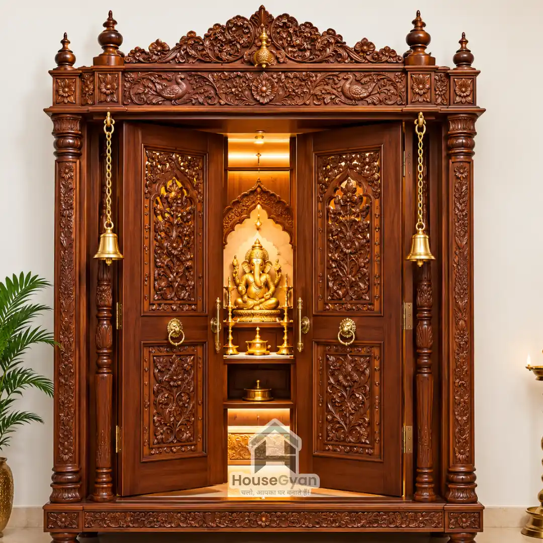 pooja room door designs