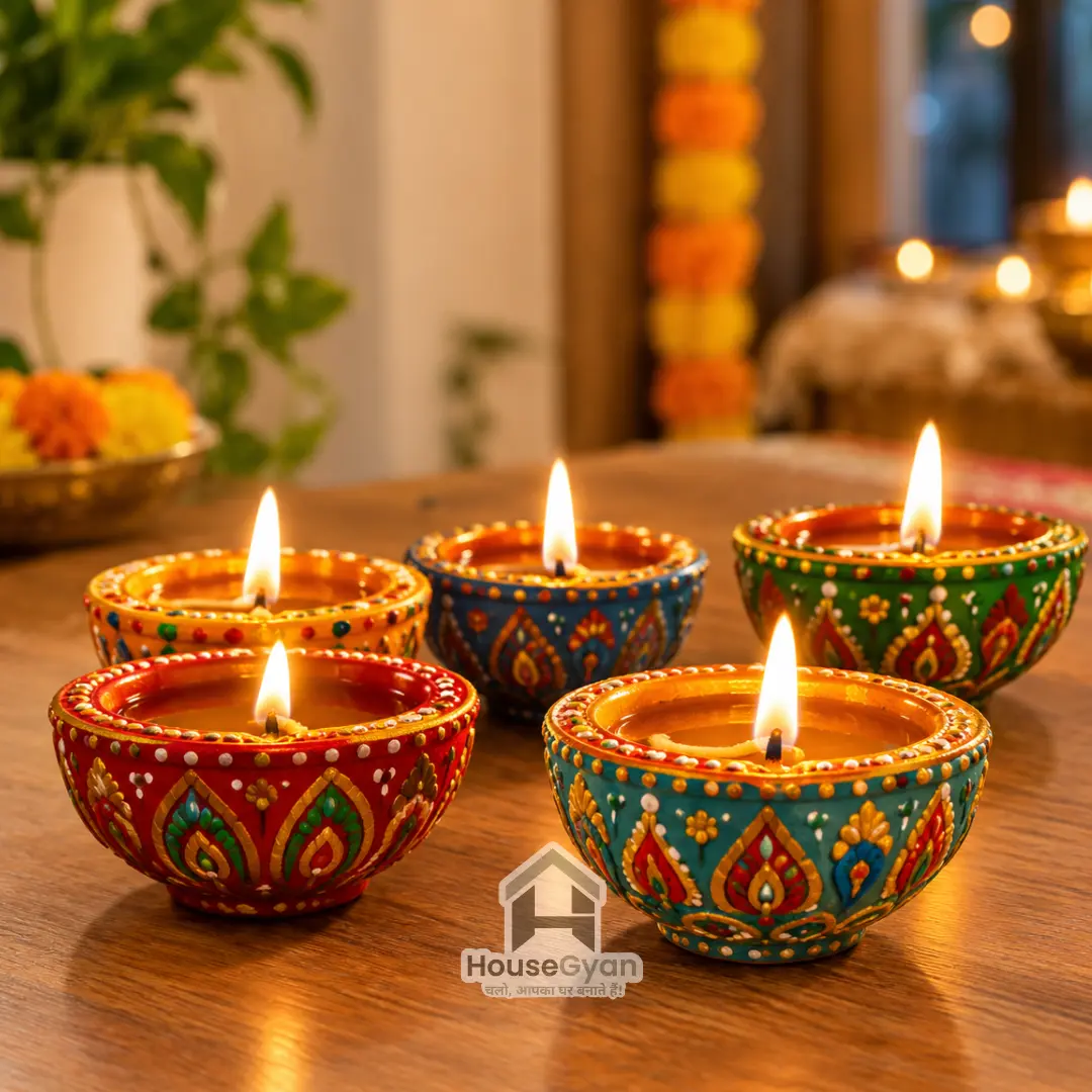 diwali lamp decoration ideas