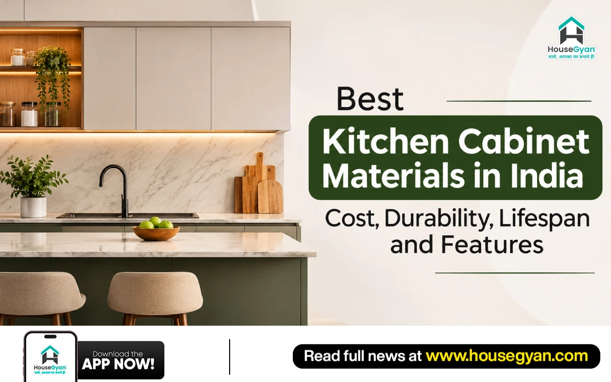 Best Kitchen Cabinet Materials in India: Cost, Durability, Lifespan, and Features kitchen cabinet materials guide