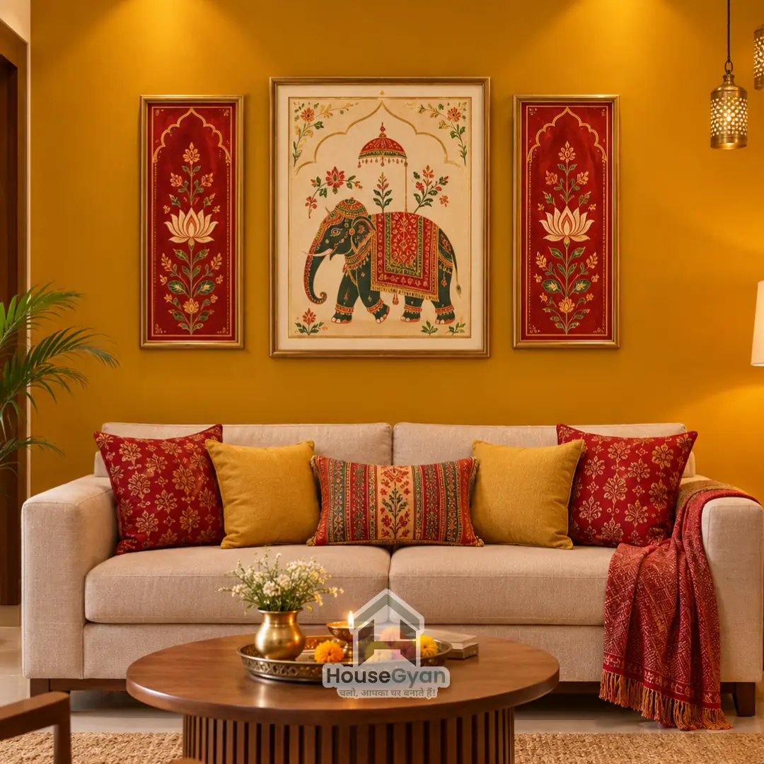 diwali wall decoration ideas
