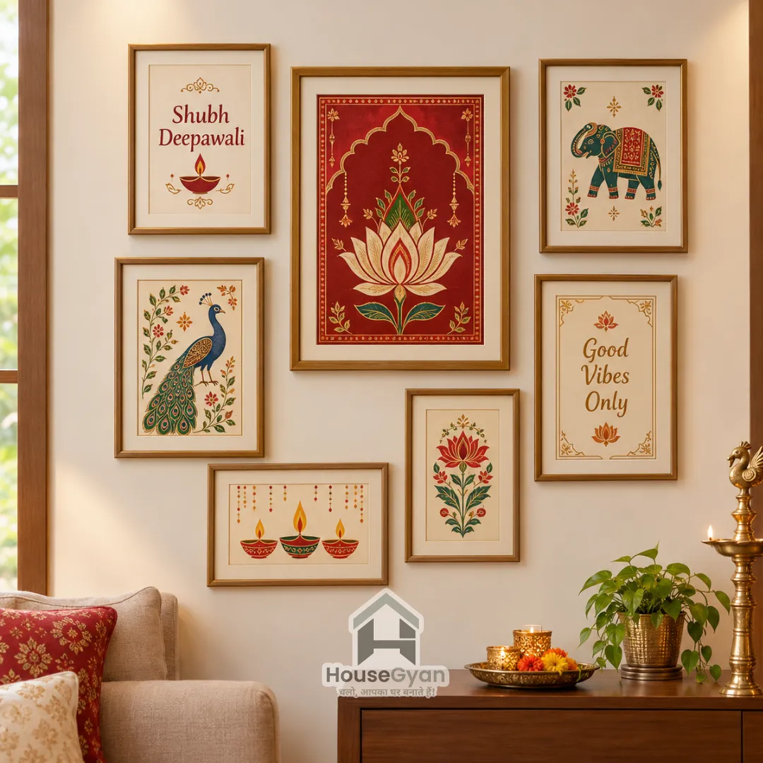 diwali wall decoration ideas