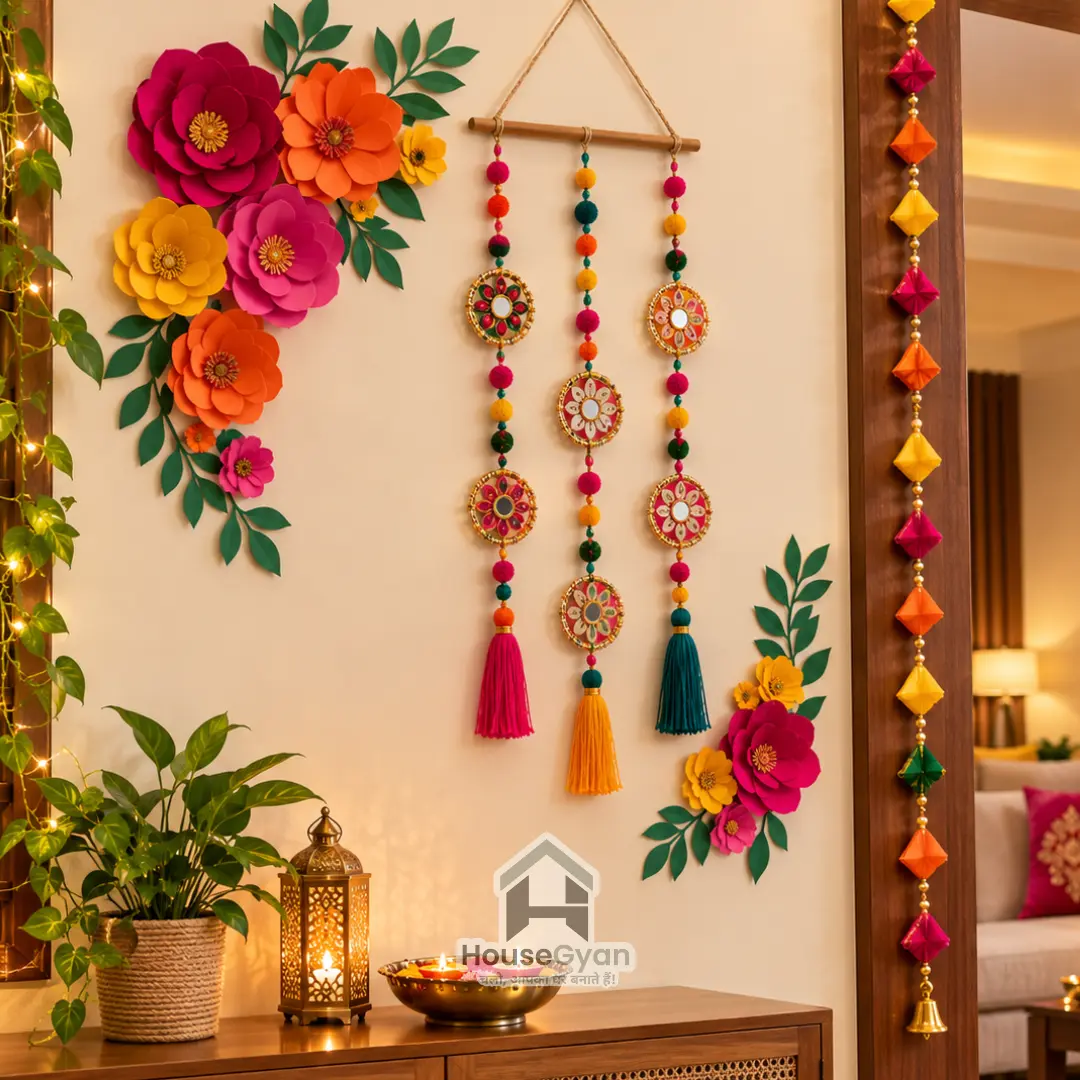 diwali wall decoration ideas