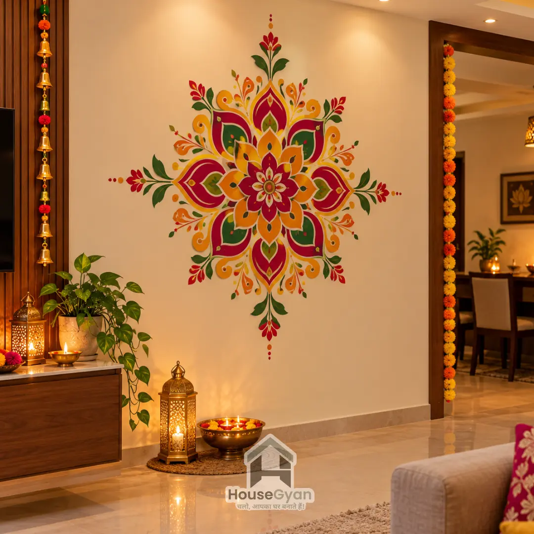 diwali wall decoration ideas